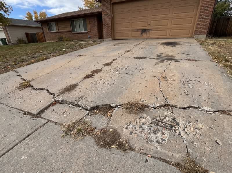 Concrete Driveway Before